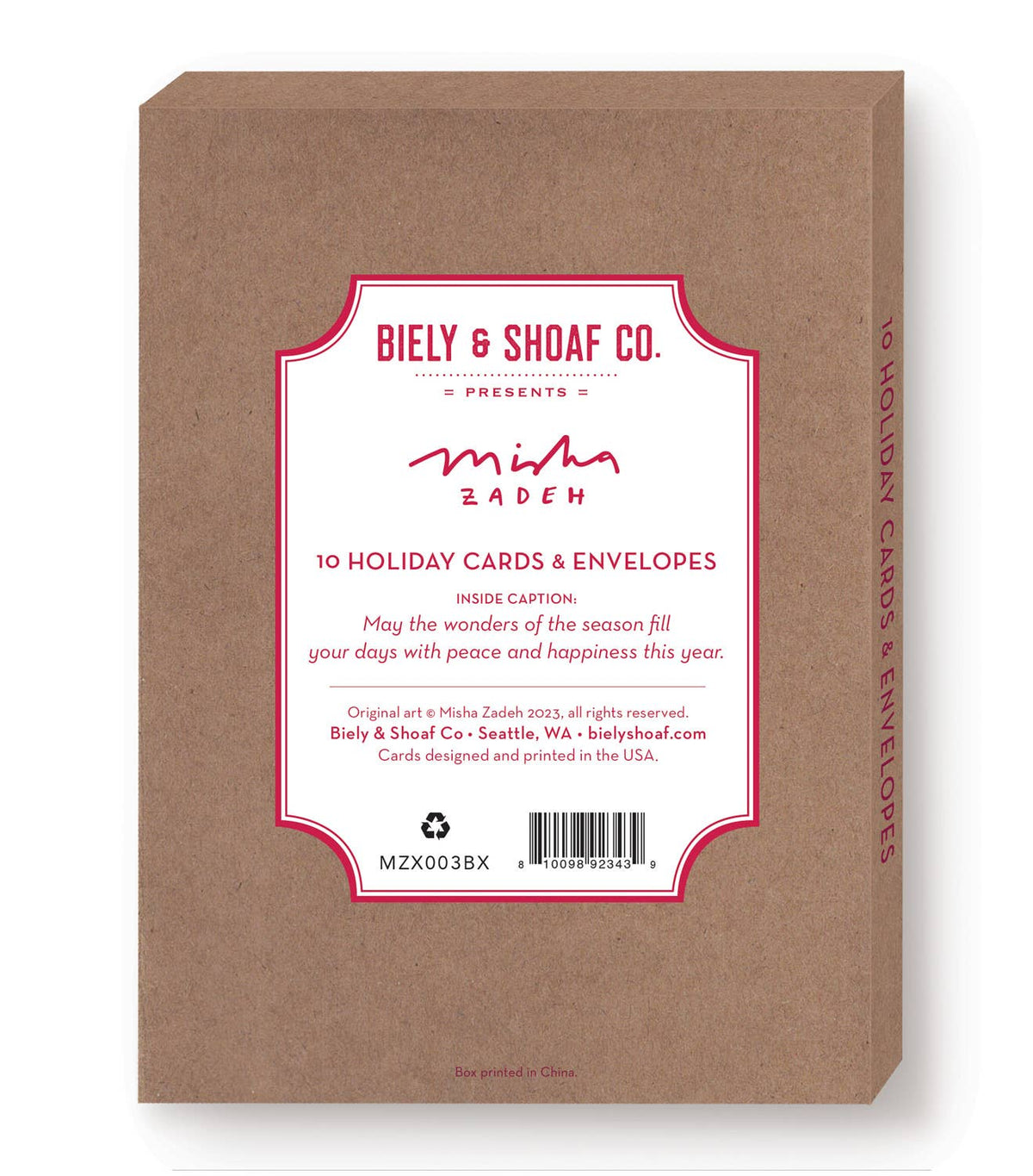 Winter Forest Boxed Holiday Cards - Set of 10