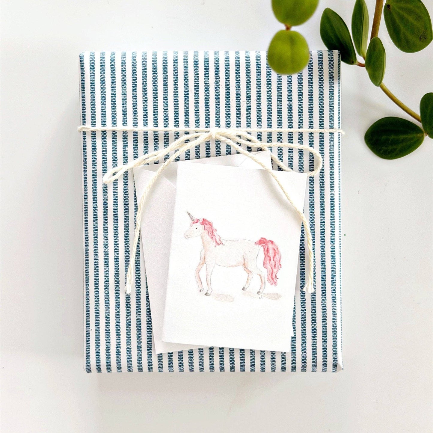 Unicorn mini card