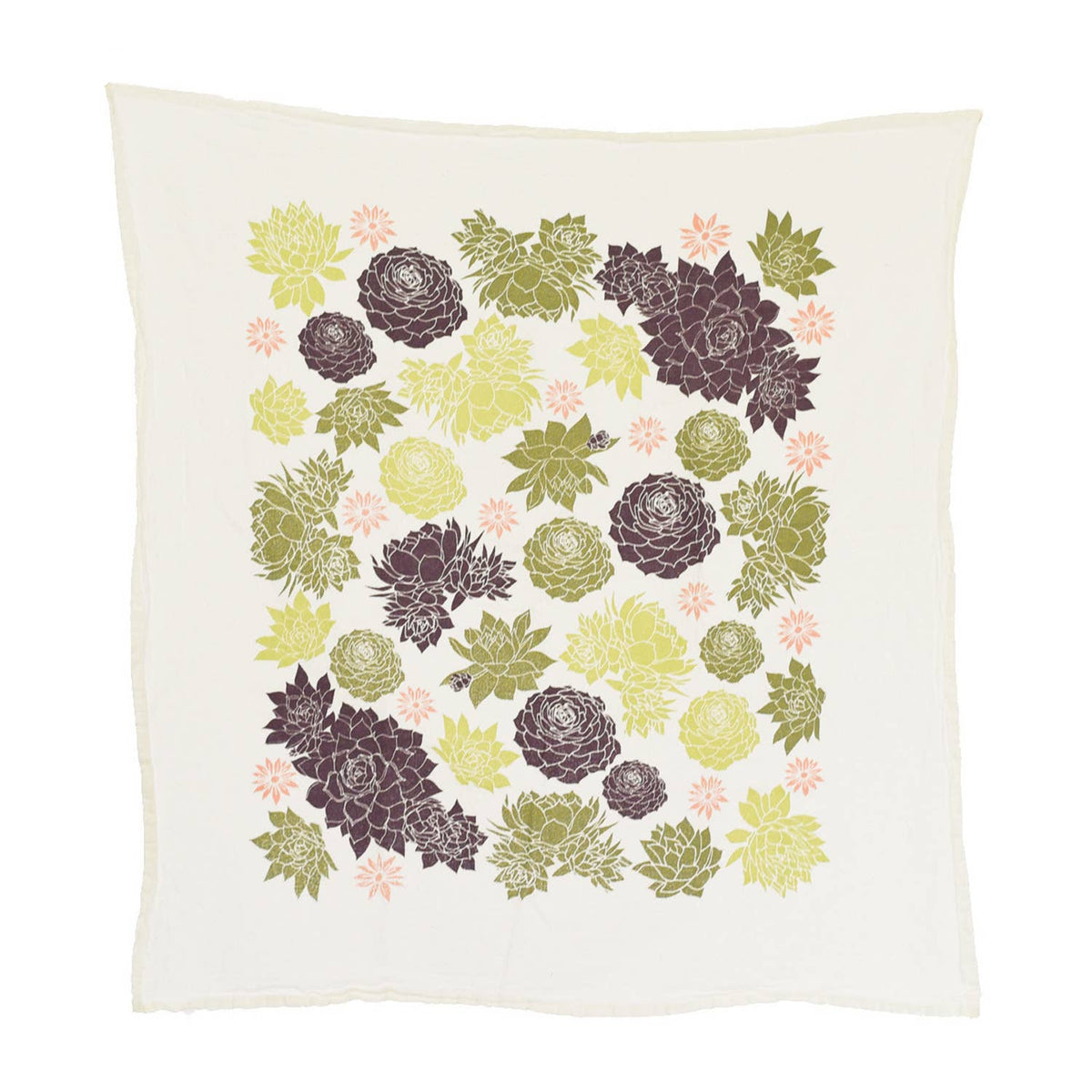 Chicks + Hens Succulent Kitchen Tea Towel