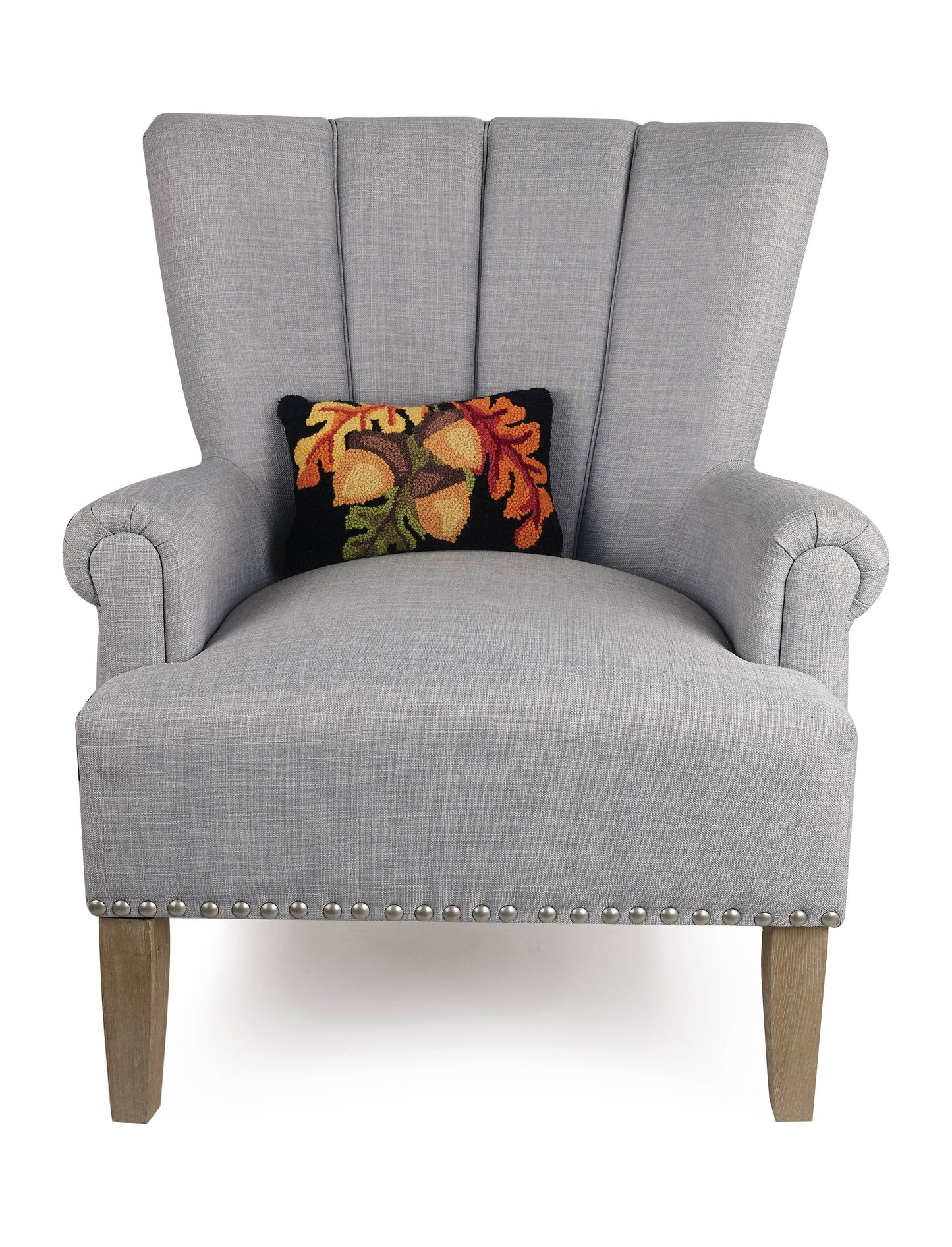 Acorn w/ Leaves Hook Pillow