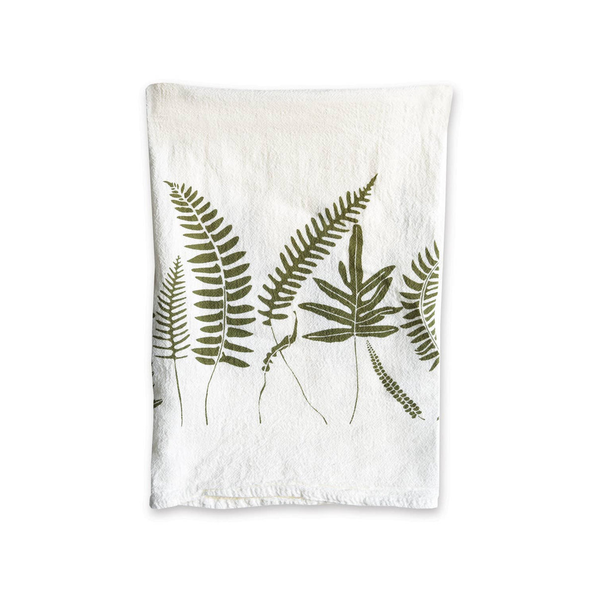 Evergreen Ferns Kitchen Tea Towel