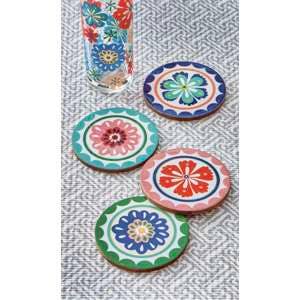 Eclectic Fun Multi Bar Coaster Set of 4