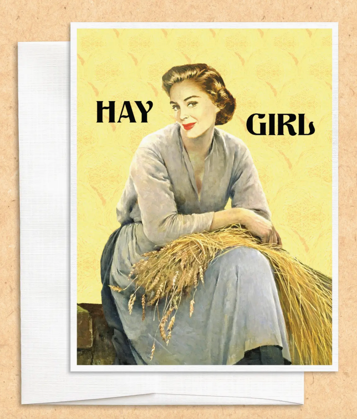 Hay Girl 4x6 Card
