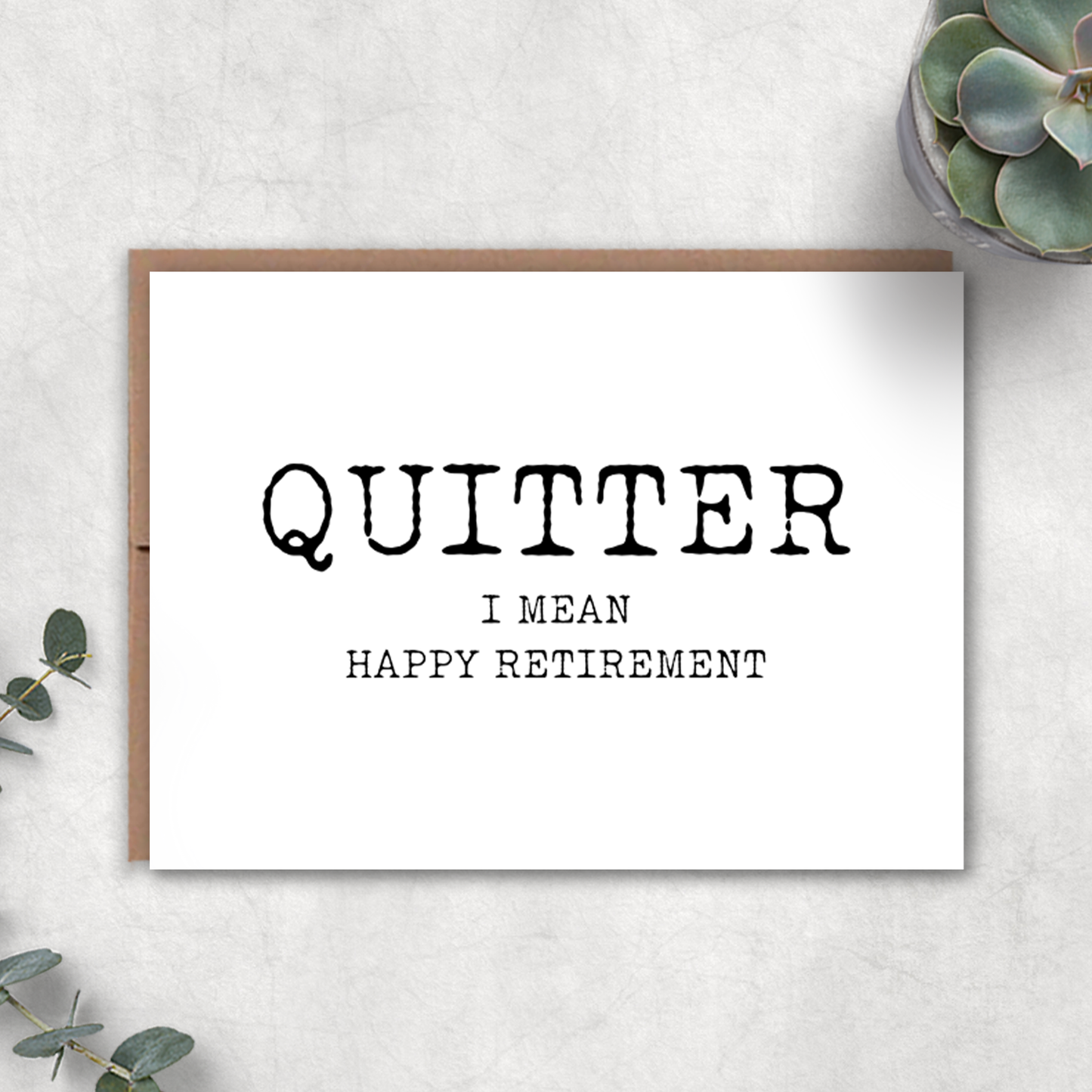 Retirement 4x6 Card