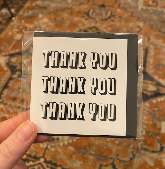 Thank You Mini Card