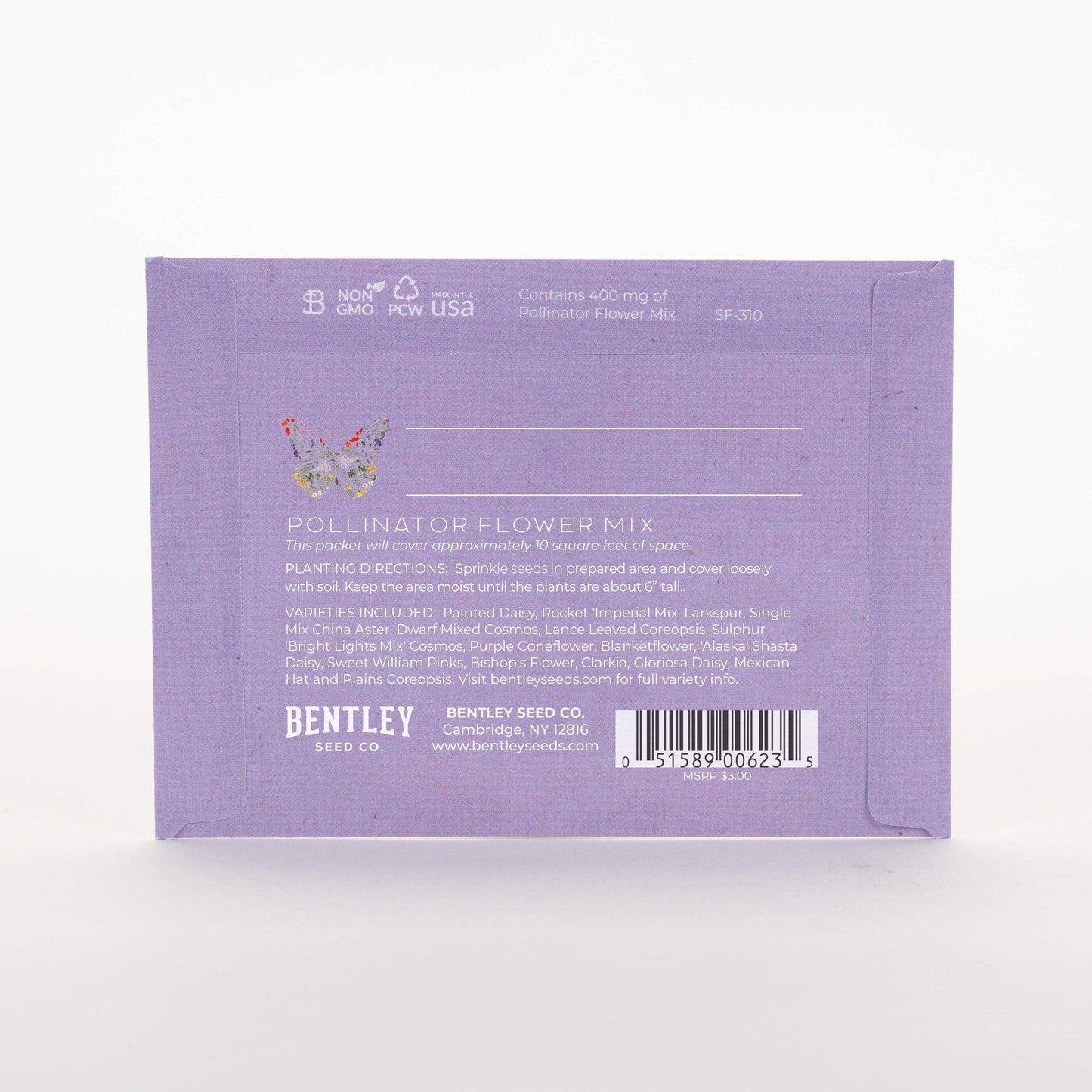 Butterfly Pollinator Flower Mix Seed Packets
