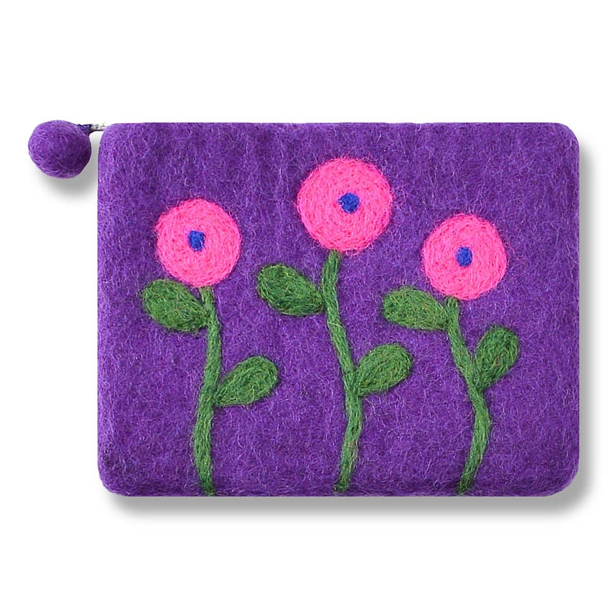 Three Needle Flower Coin Purse