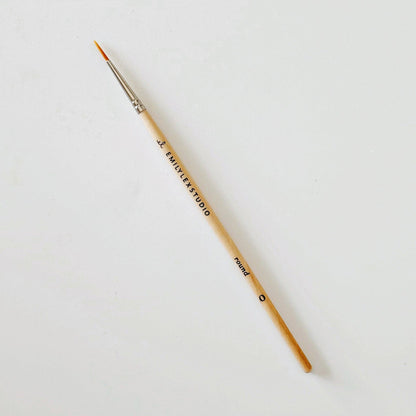 Watercolor Paintbrush Set of 5 Wood Brushes
