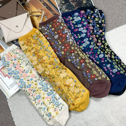 Women's Crew Blooming Garden Socks