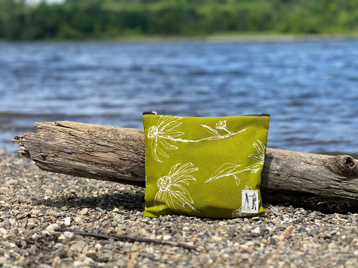 Travel Pouch - Key Lime Green