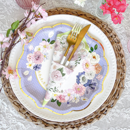 Tea Time Party 2 Ply Paper Napkins (Set of 30)