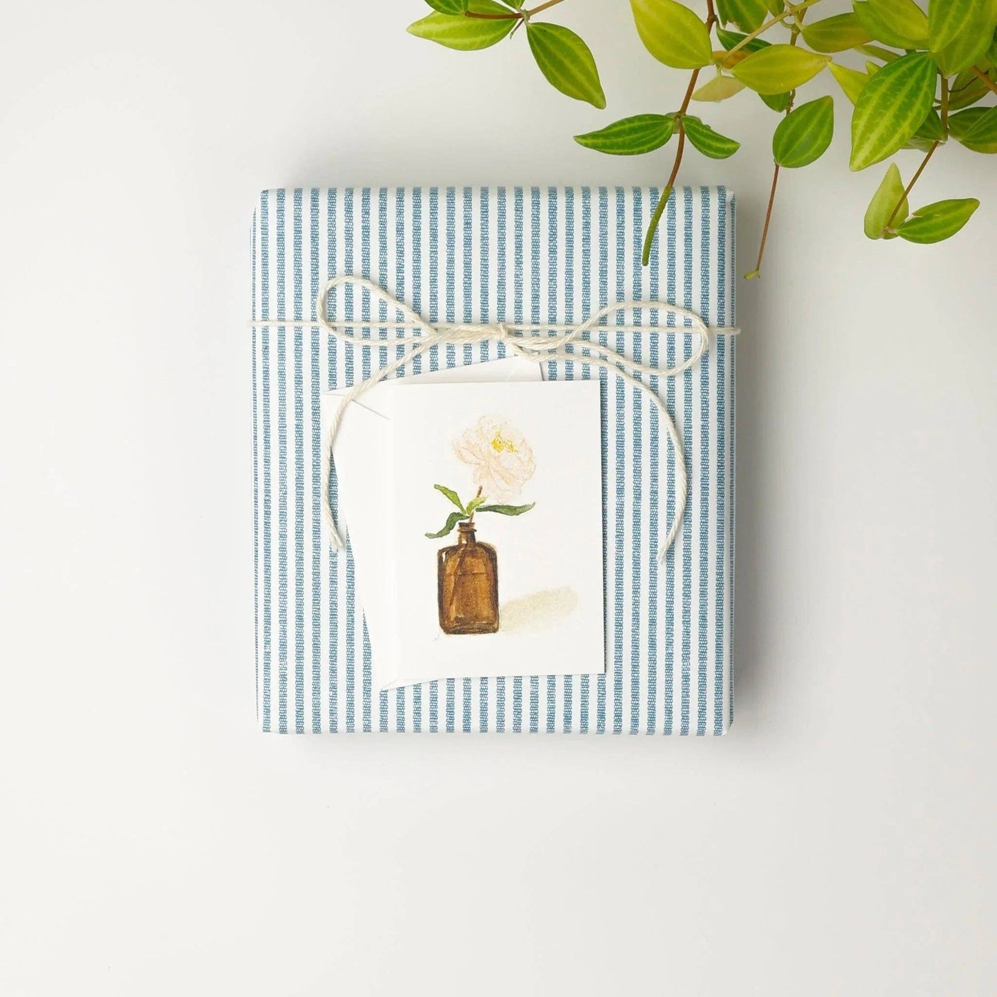 Peony vase mini card
