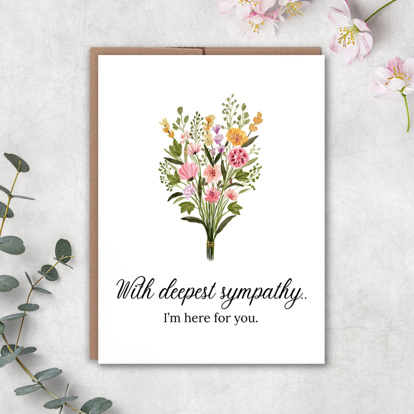 Deepest Sympathy 4x6 Card