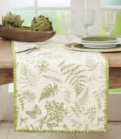 Leaf Whipstitch Runner