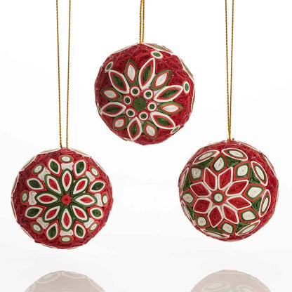 Quilled Christmas Balls Ornament