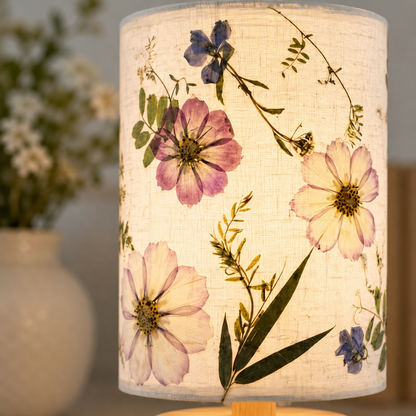 Real Pressed Flower Lamp