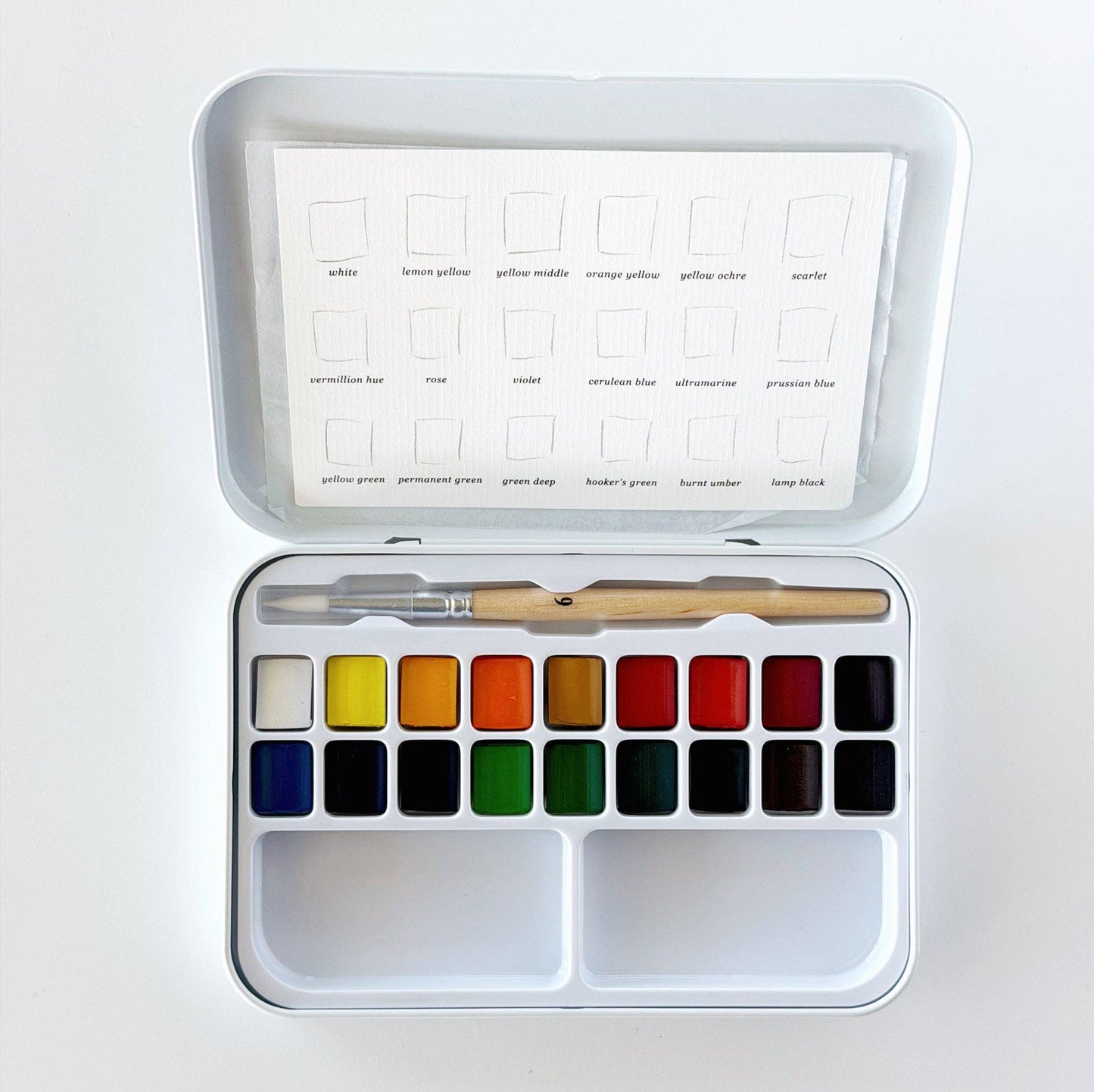 Watercolor Paint Set 18 Colors w/ Brush