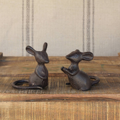 Cast Iron Listening Mouse