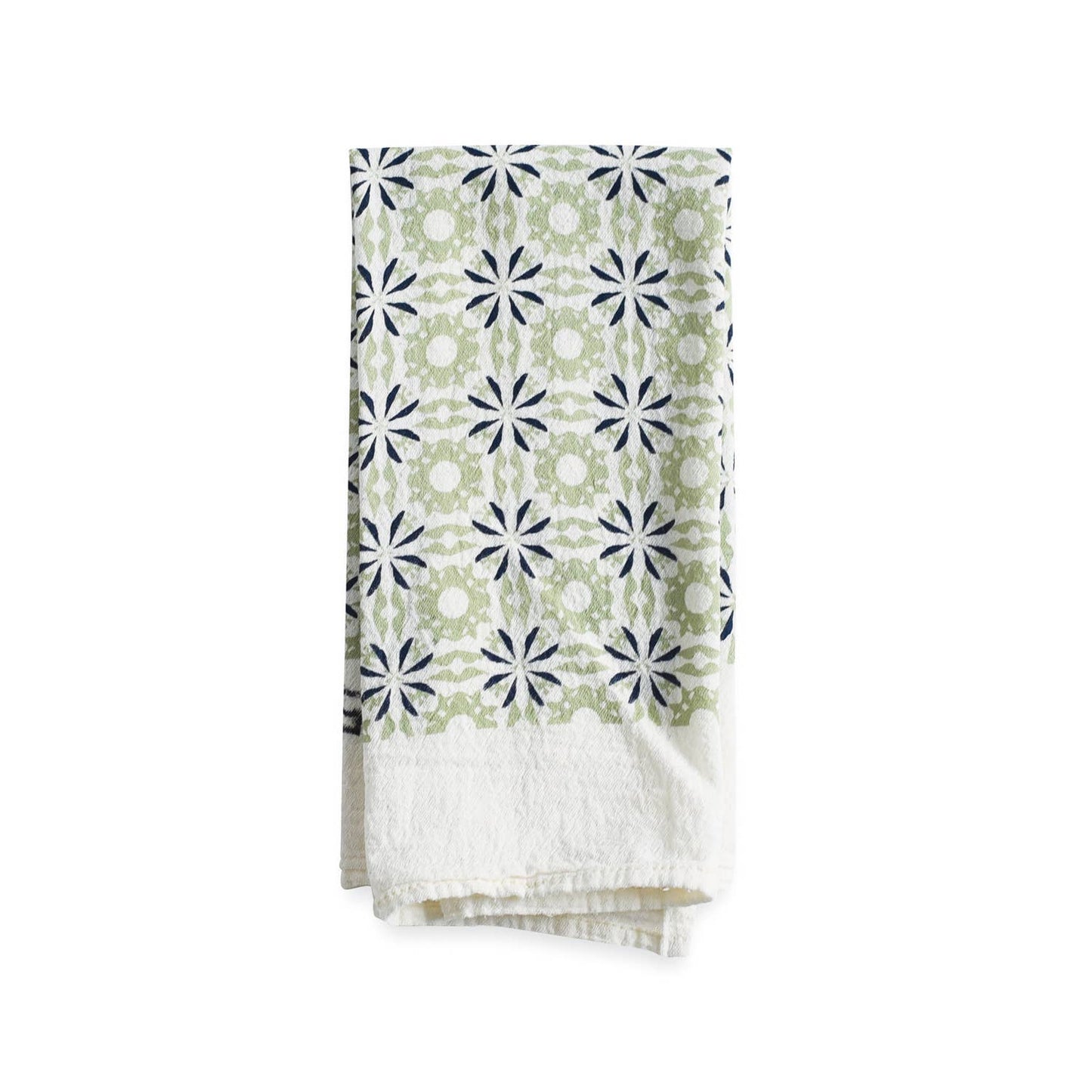 Mixed Woodblock Chicory Napkins / Set of 4