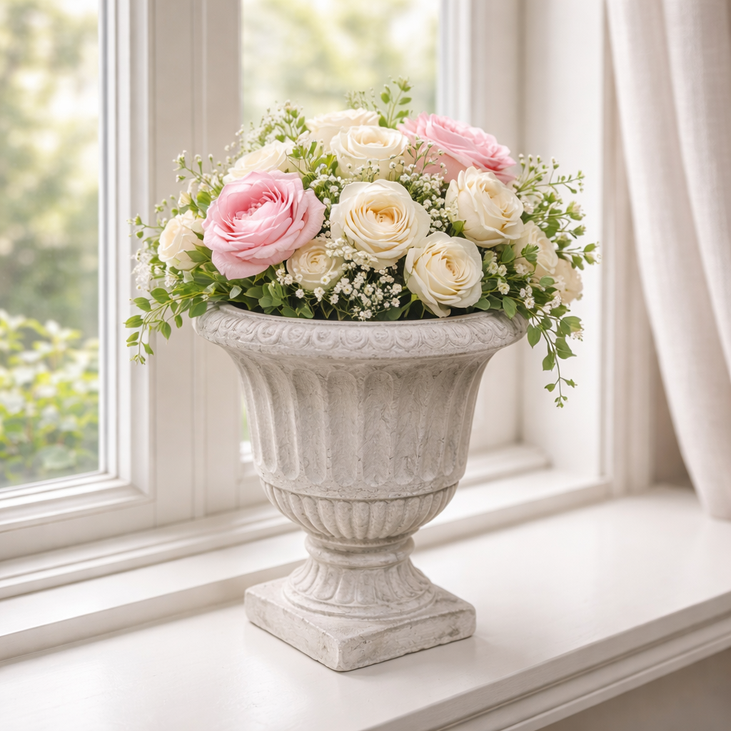 Cement Urn Planter