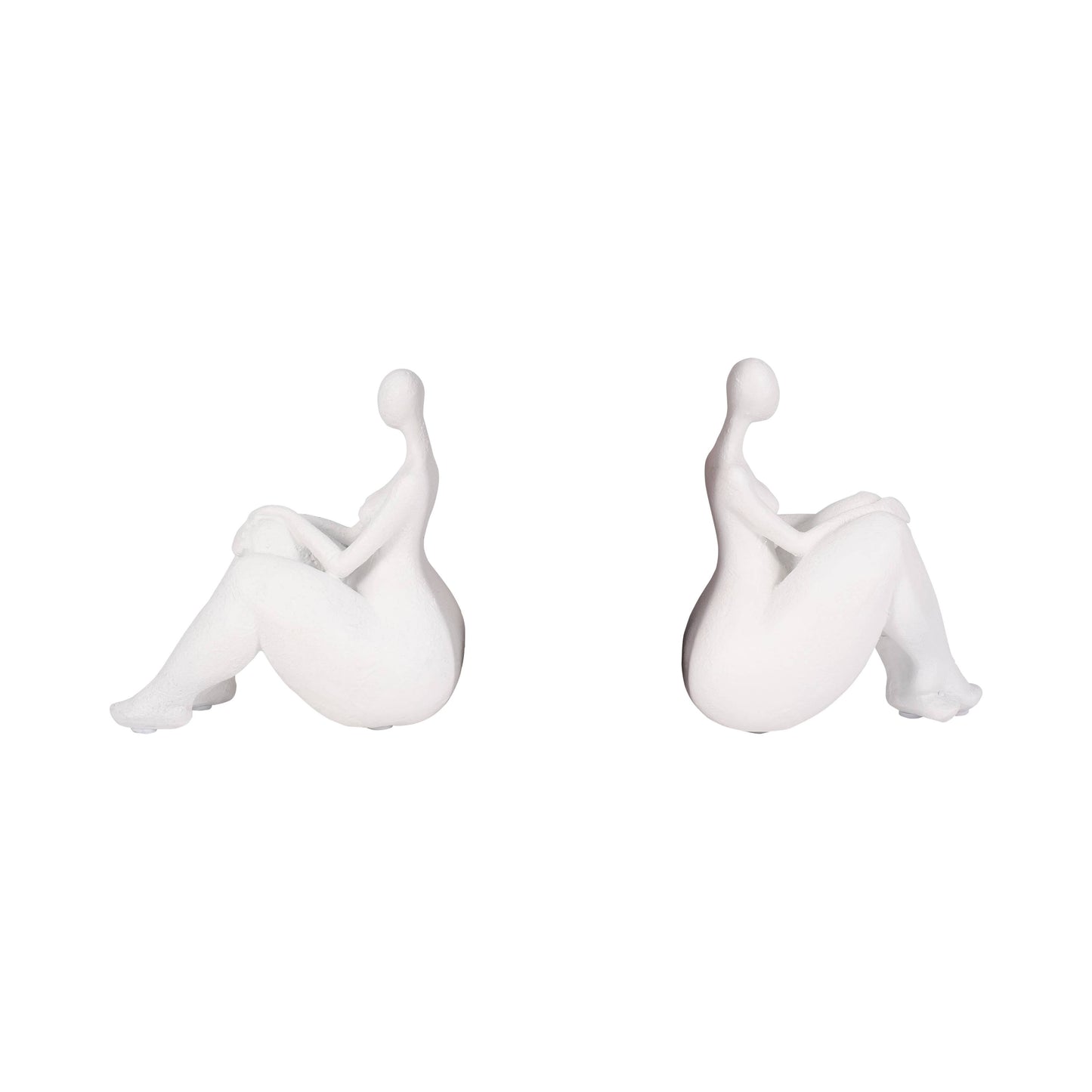 Abstract Sitting Ladies Bookends 6 in.
