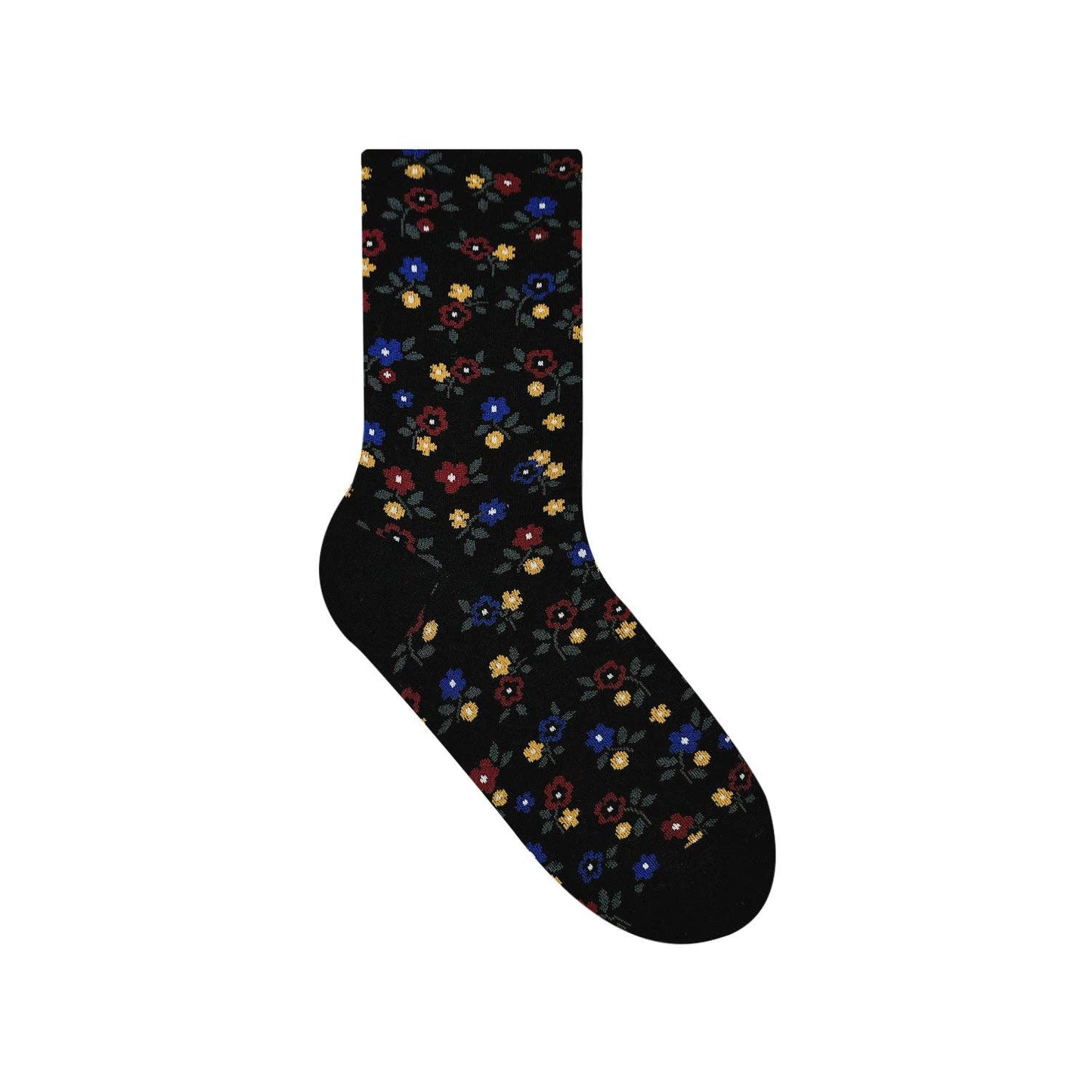 Women's  Flower Pattern Crew Socks