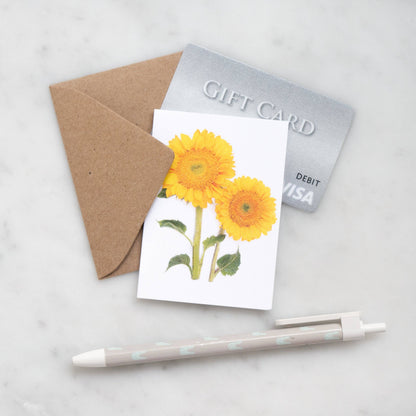 Sunflowers Mini Card