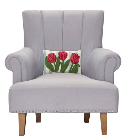 Stripe Tulips Hook Pillow