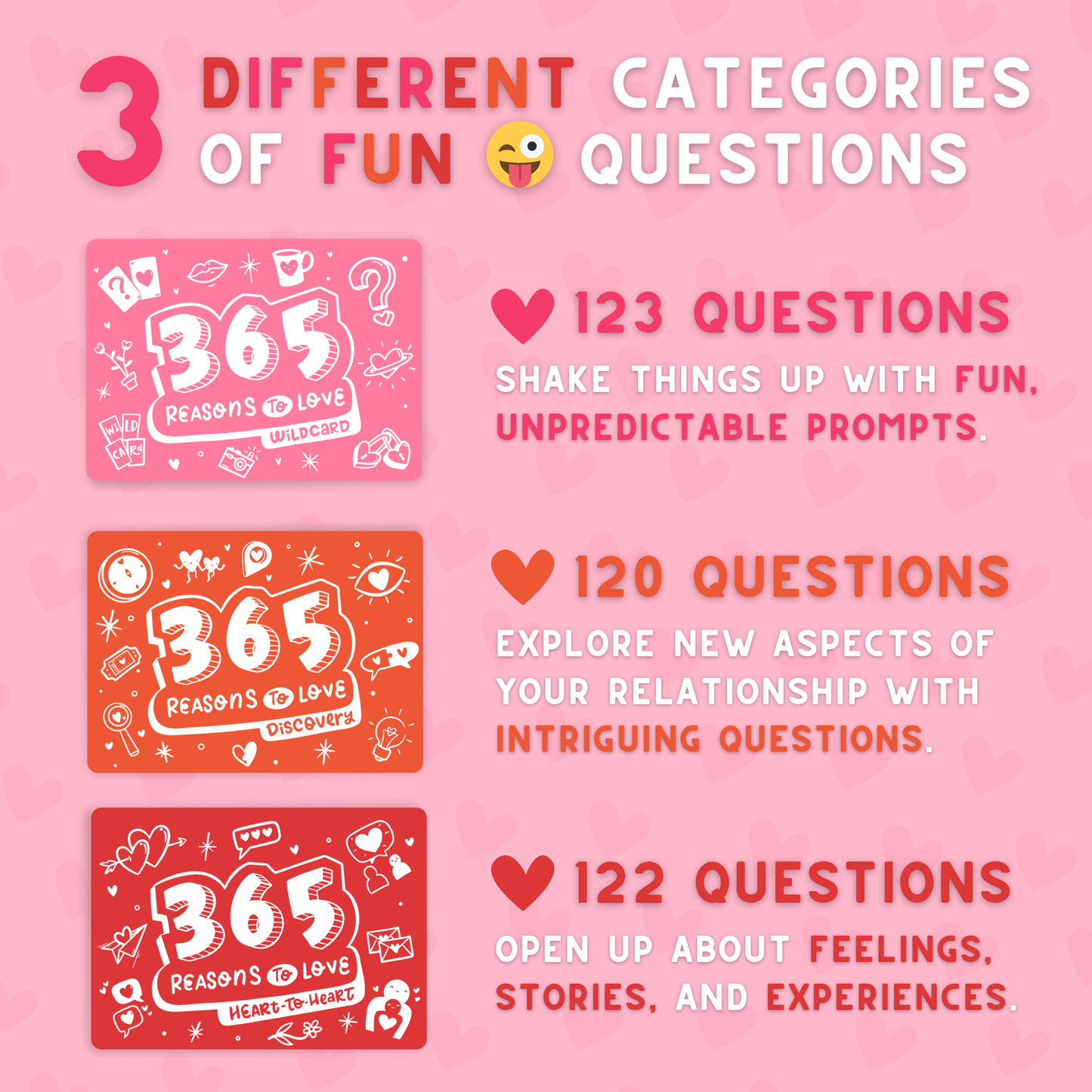 365 Reasons To Love - Couples Game of Icebreaker Questions