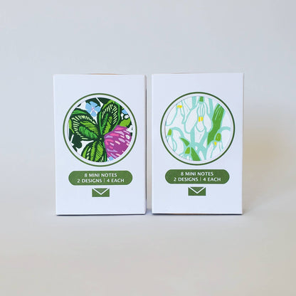 Snowdrop Flower Mini Note Card