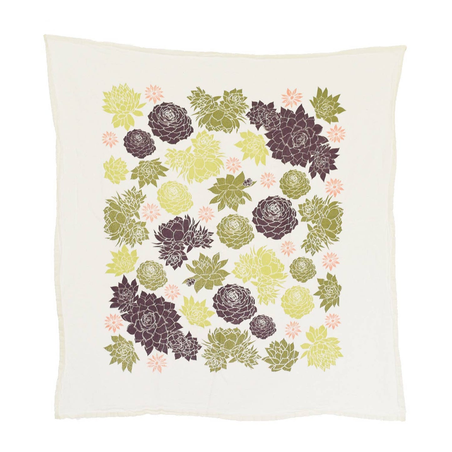 Chicks + Hens Succulent Kitchen Tea Towel