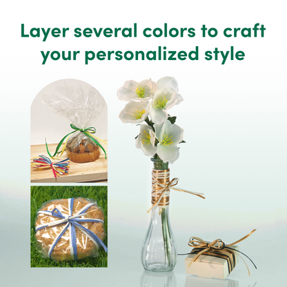 500YD Premium Matte Raffia Ribbon - 100% Rayon