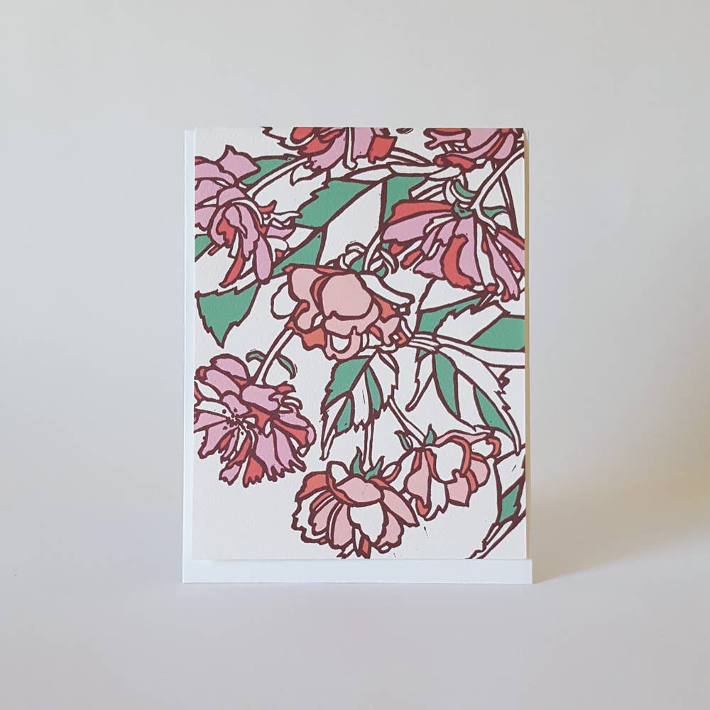 Assorted Flower Blank Note Card Set of 8 / Fine Art Greeting Cards
