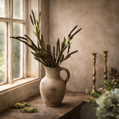 Rustic Aged Terracotta Vase