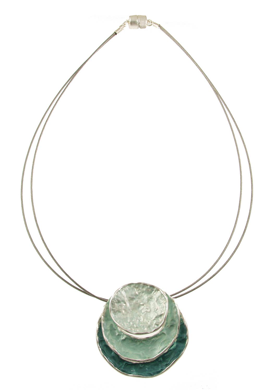 Triple Circle Layered Pendant