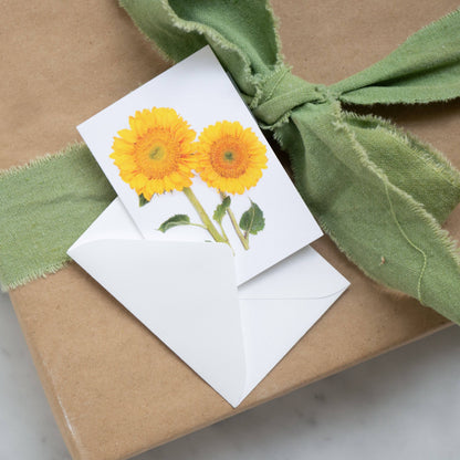 Sunflowers Mini Card