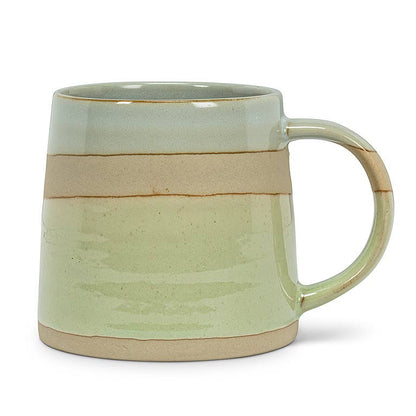 Blue Green Rustic Style Mug 14oz