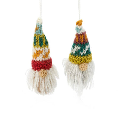 Knitted Gnome Christmas Ornament