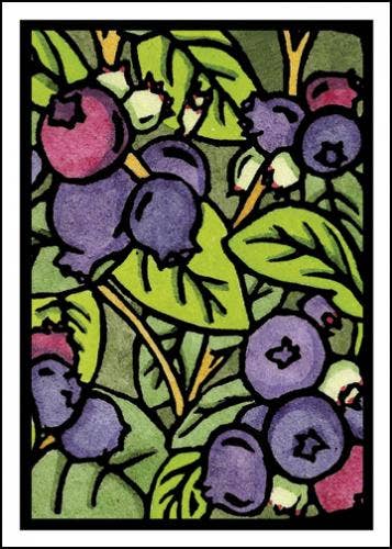 Blueberries 5x7 Cards