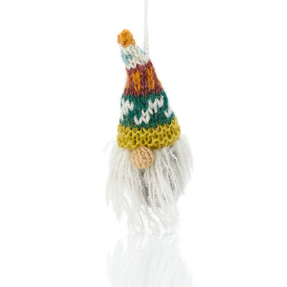 Knitted Gnome Christmas Ornament