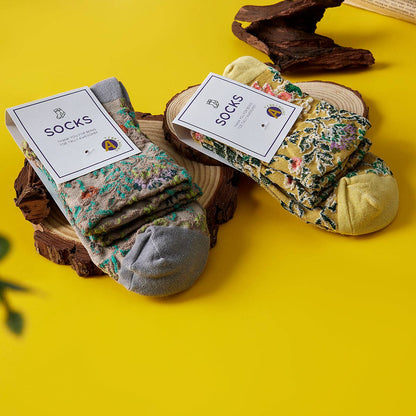 Rufia - 3D Flower Bohemian Women's Socks