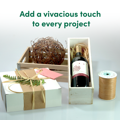 500YD Premium Matte Raffia Ribbon - 100% Rayon