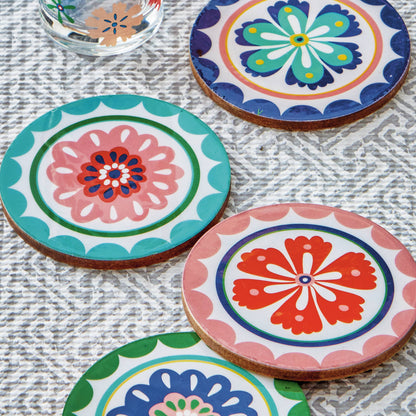 Eclectic Fun Multi Bar Coaster Set of 4