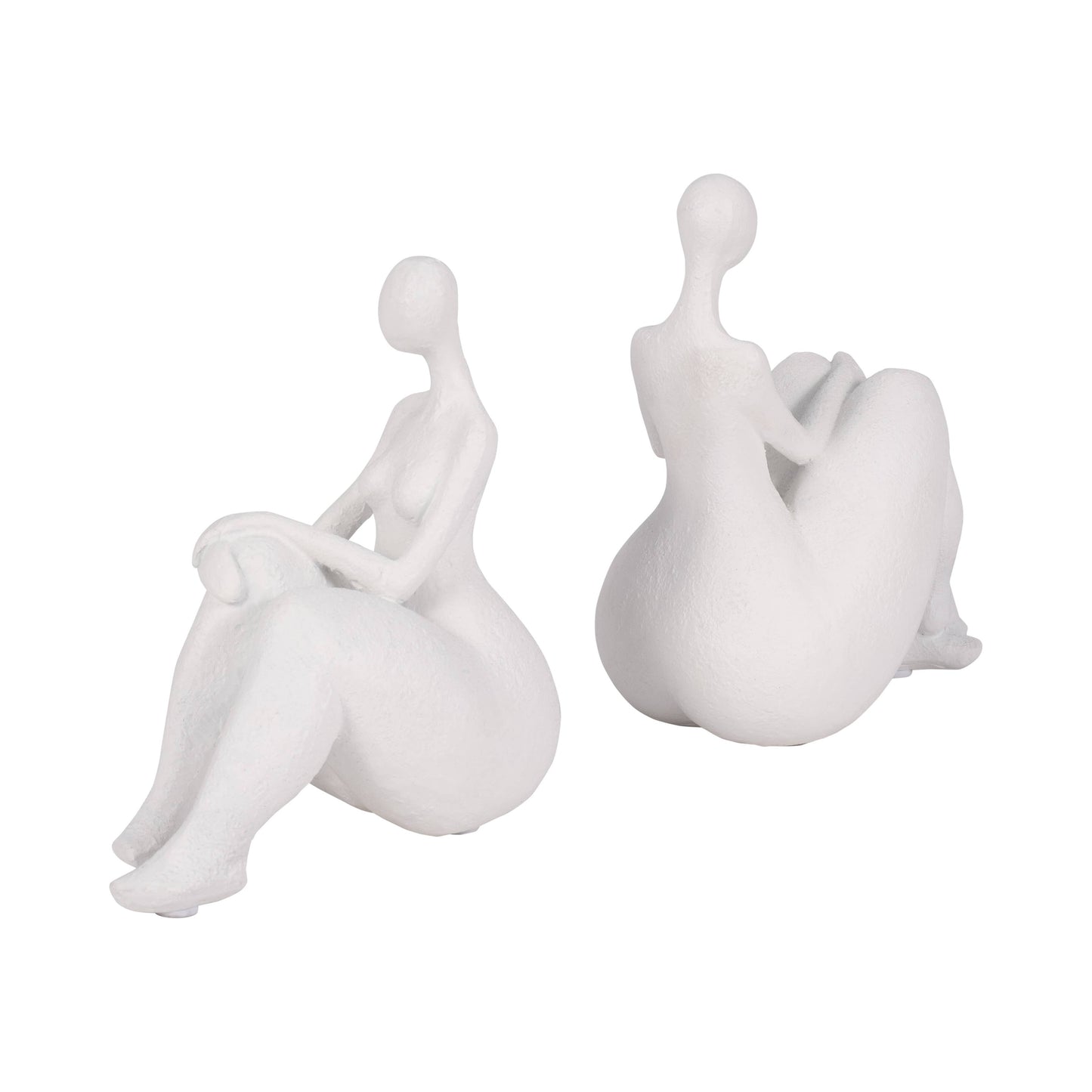 Abstract Sitting Ladies Bookends 6 in.