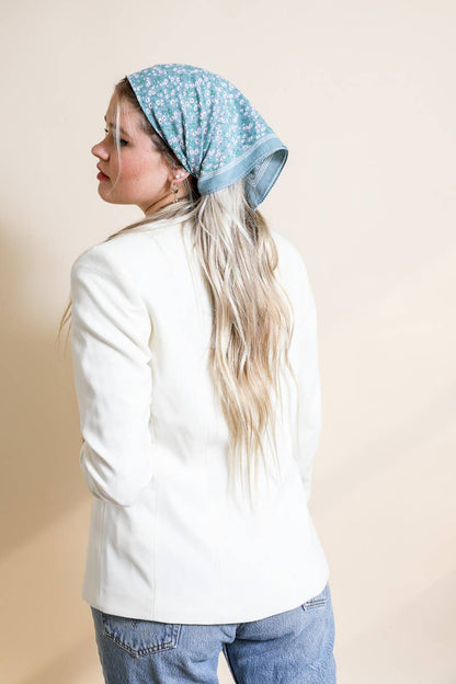 Cotton Field of Flowers Bandana - Muted Color Tones