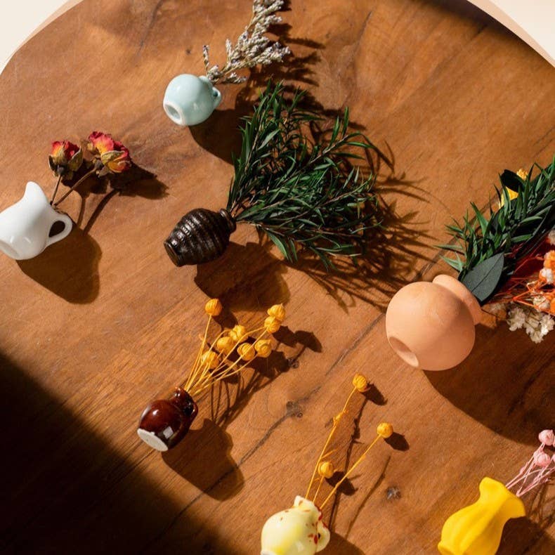 Mini Flower Pot Magnets