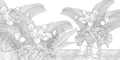 Wonderful Gardens: A Floral Adventure Coloring Book