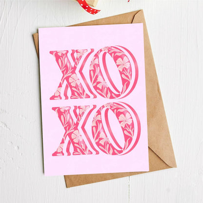 XOXO Valentine's Day 4x6 Card