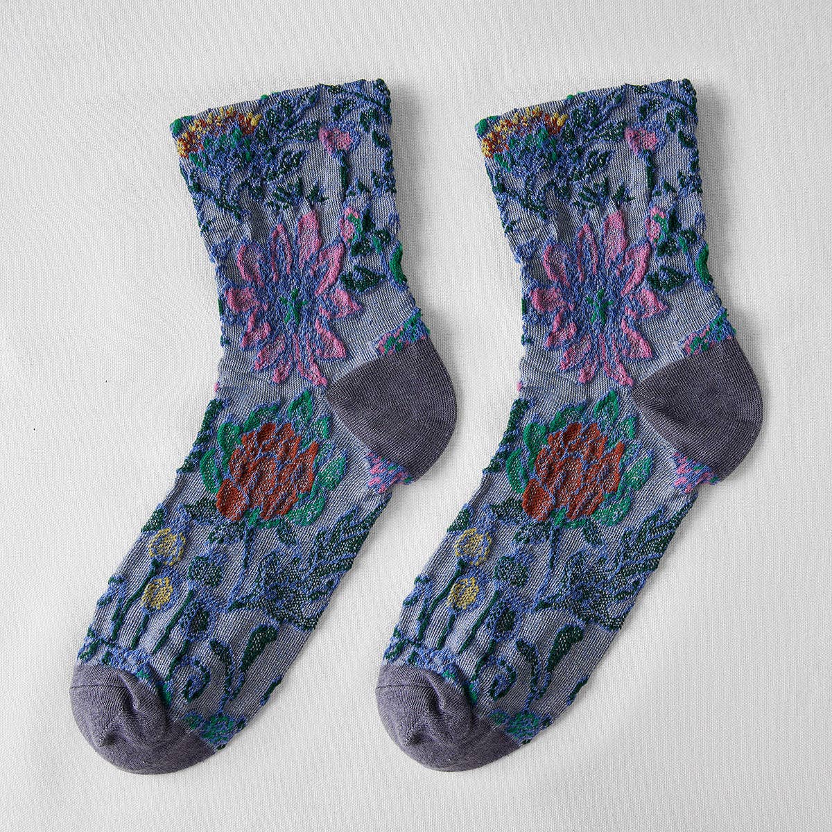Rufia - 3D Flower Bohemian Women's Socks
