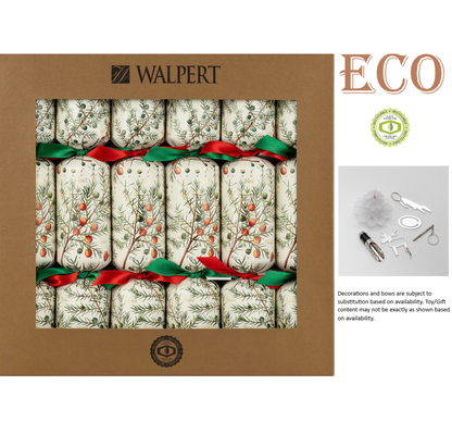 Juniper Berries Christmas Crackers 12" 6ct